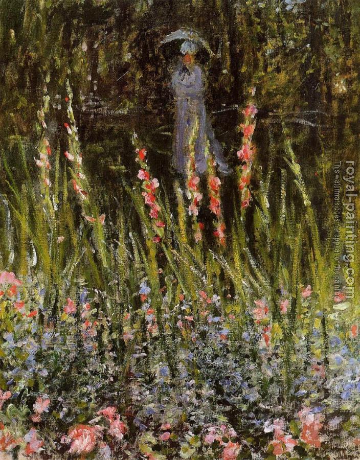 Claude Oscar Monet : The Garden, Gladioli